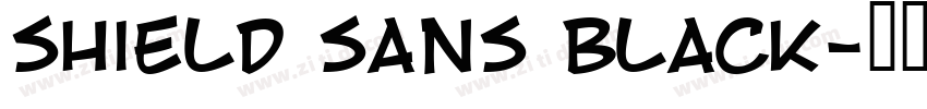 Shield Sans Black字体转换